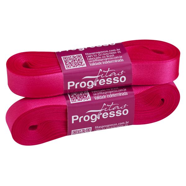 FITA CETIM SIMPLES 15MMX10MT COR 279 ROSA CITRICO UN PROGRESSO