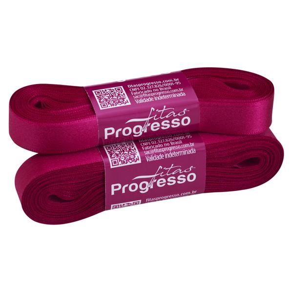 FITA CETIM SIMPLES 15MMX10MT COR 303 PINK UN PROGRESSO