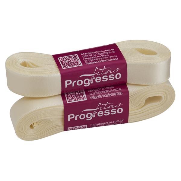 FITA CETIM SIMPLES 15MMX10MT COR 311 CHAMPAGNE UN PROGRESSO