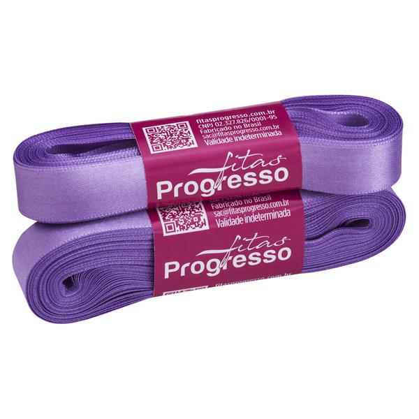 FITA CETIM SIMPLES 15MMX10MT COR 356 LILAS LAVANDA UN PROGRESSO