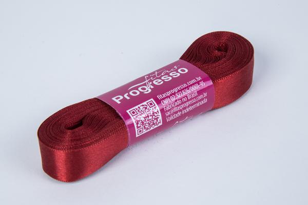 FITA CETIM SIMPLES 15MMX10MT COR 389 VINHO UN PROGRESSO
