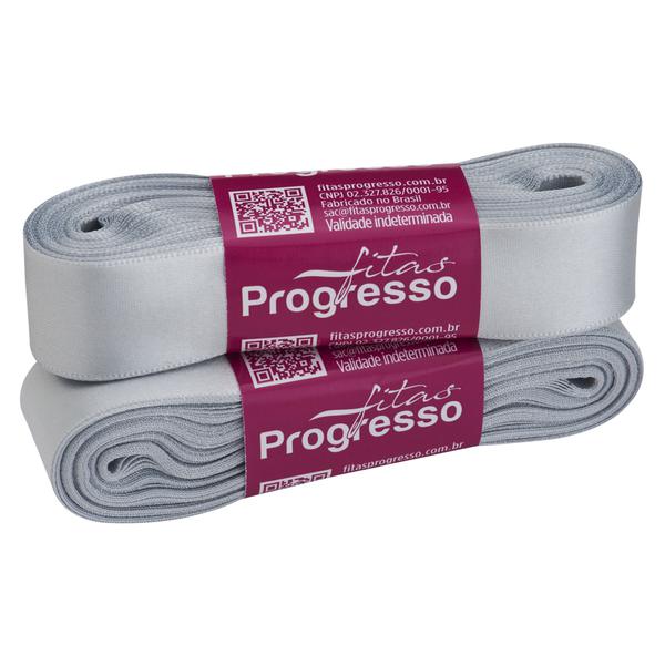 FITA CETIM SIMPLES 22MMX10MT COR 084 PRATA UN PROGRESSO