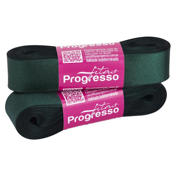 FITA CETIM SIMPLES 22MMX10MT COR 1287 VERDE PETRÓLEO UN PROGRESSO