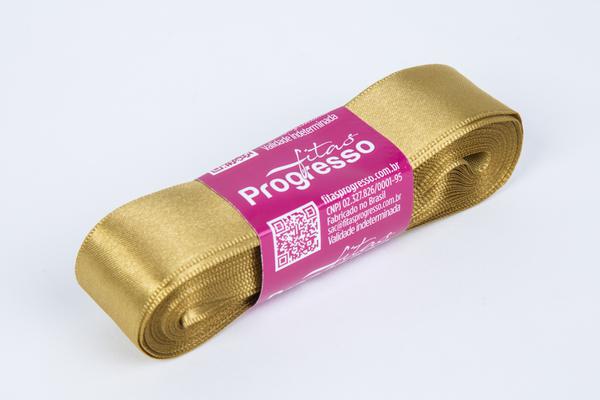FITA CETIM SIMPLES 22MMX10MT COR 1353 DOURADO UN PROGRESSO