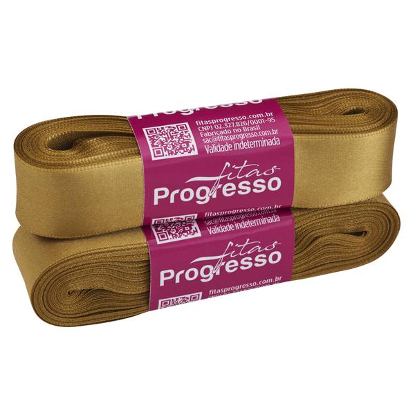 FITA CETIM SIMPLES 22MMX10MT COR 1353 DOURADO UN PROGRESSO
