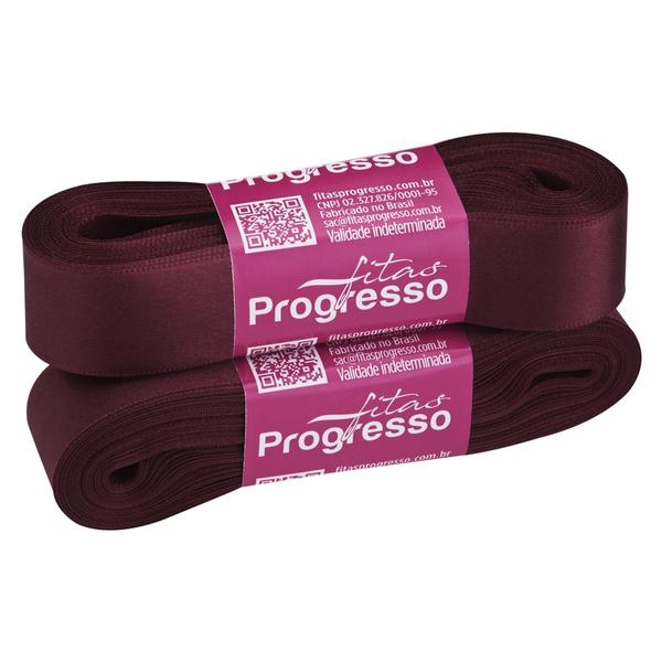 FITA CETIM SIMPLES 22MMX10MT COR 1355 MARSALA UN PROGRESSO