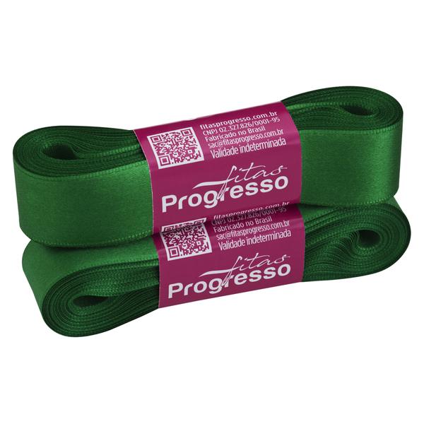 FITA CETIM SIMPLES 22MMX10MT COR 217 VERDE BANDEIRA UN PROGRESSO