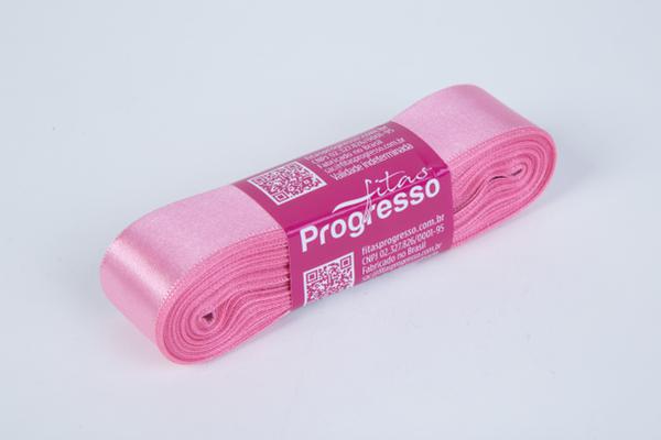 FITA CETIM SIMPLES 22MMX10MT COR 240 ROSA ESCURO UN PROGRESSO
