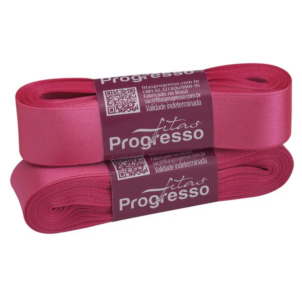 FITA CETIM SIMPLES 22MMX10MT COR 279 ROSA CITRICO UN PROGRESSO