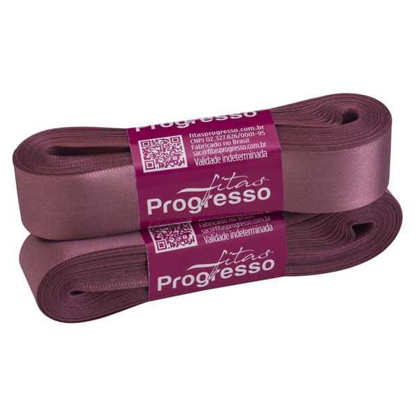 FITA CETIM SIMPLES 22MMX10MT COR 344 ROSE UN PROGRESSO