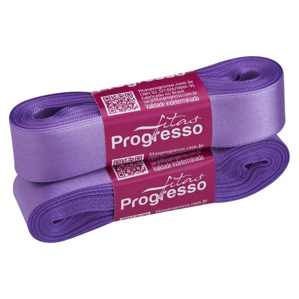 FITA CETIM SIMPLES 22MMX10MT COR 356 LILAS LAVANDA UN PROGRESSO