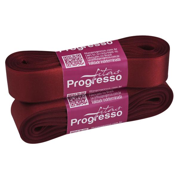 FITA CETIM SIMPLES 22MMX10MT COR 389 VINHO UN PROGRESSO