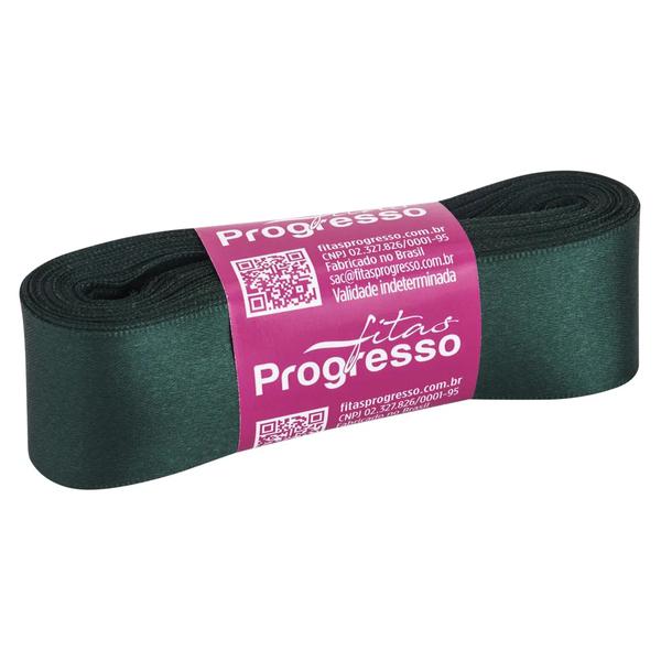 FITA CETIM SIMPLES 30MMX10MT COR 1287 VERDE PETRÓLEO UN PROGRESSO