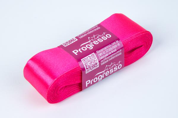 FITA CETIM SIMPLES 30MMX10MT COR 279 ROSA CITRICO UN PROGRESSO