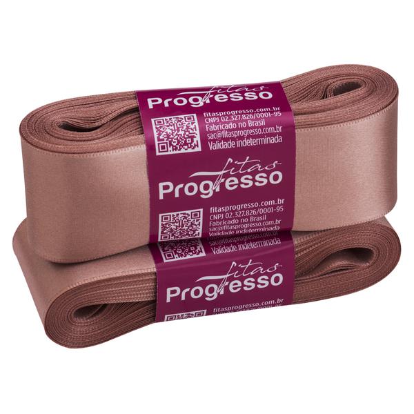 FITA CETIM SIMPLES 38MMX10MT COR 1143 ROSA VELHO UN PROGRESSO