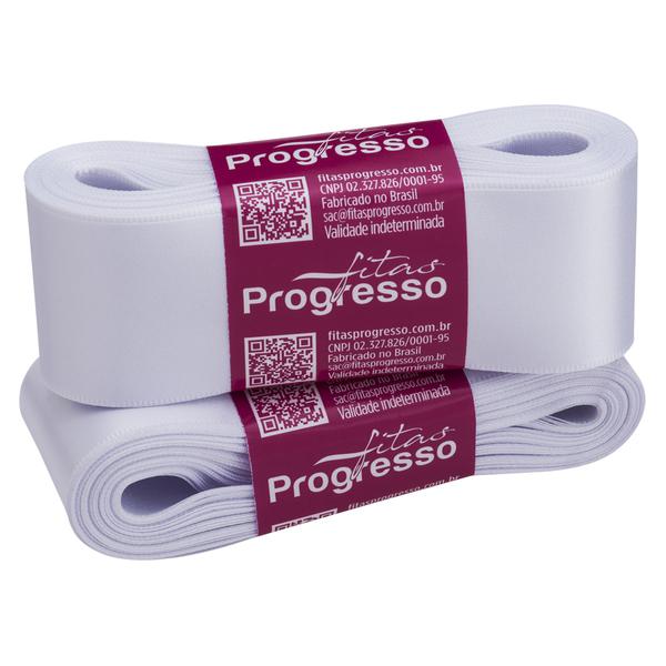 FITA CETIM SIMPLES 38MMX10MT COR 201 BRANCO UN PROGRESSO