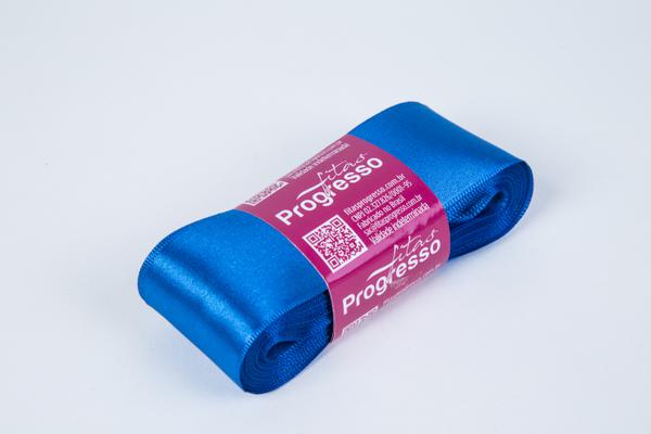 FITA CETIM SIMPLES 38MMX10MT COR 214 AZUL ROYAL UN PROGRESSO