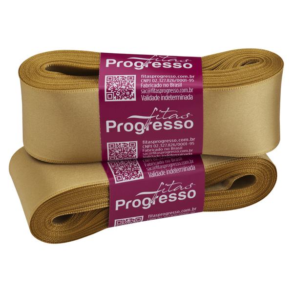 FITA CETIM SIMPLES 38MMX10MT COR 228 OURO UN PROGRESSO
