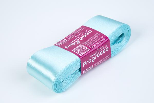 FITA CETIM SIMPLES 38MMX10MT COR 247 AZUL TIFFANY UN PROGRESSO