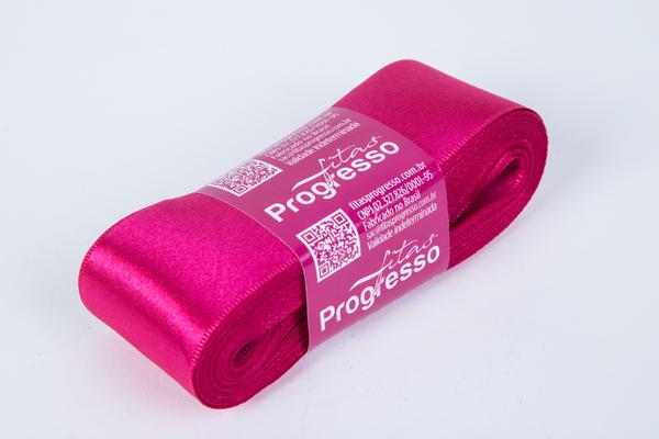 FITA CETIM SIMPLES 38MMX10MT COR 303 PINK UN PROGRESSO