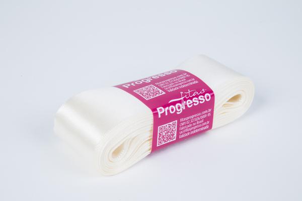 FITA CETIM SIMPLES 38MMX10MT COR 311 CHAMPAGNE UN PROGRESSO