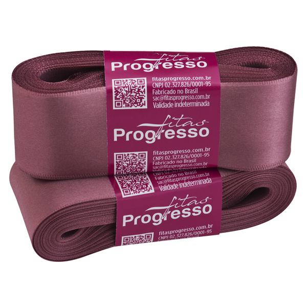 FITA CETIM SIMPLES 38MMX10MT COR 344 ROSE UN PROGRESSO