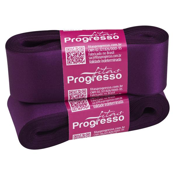 FITA CETIM SIMPLES 38MMX10MT COR 675 VIOLETA UN PROGRESSO