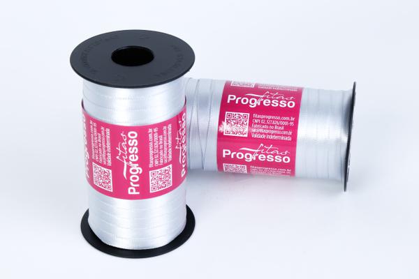 FITA CETIM SIMPLES 7MMX100MT COR 084 PRATA UN PROGRESSO