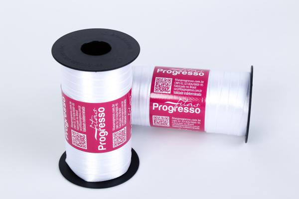 FITA CETIM SIMPLES 7MMX100MT COR 201 BRANCO UN PROGRESSO