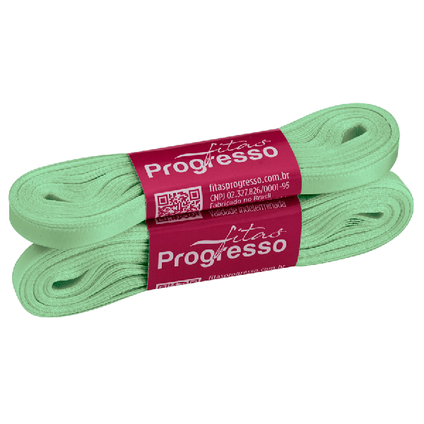 FITA CETIM SIMPLES 7MMX10MT COR 2048 PISTACHE CLARO UN PROGRESSO