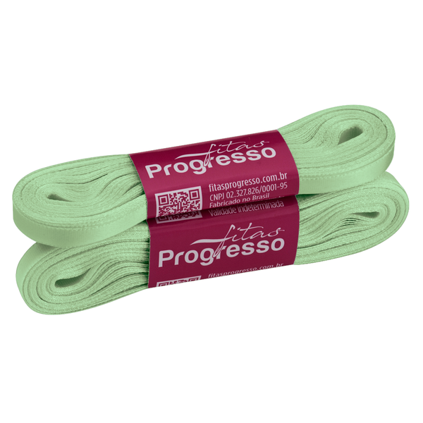 FITA CETIM SIMPLES 7MMX10MT COR 2048 PISTACHE CLARO UN PROGRESSO