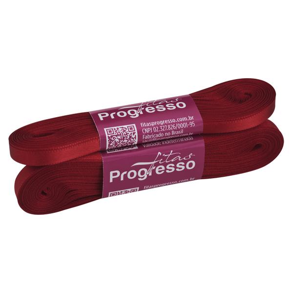 FITA CETIM SIMPLES 7MMX10MT COR 209 VERMELHO UN PROGRESSO