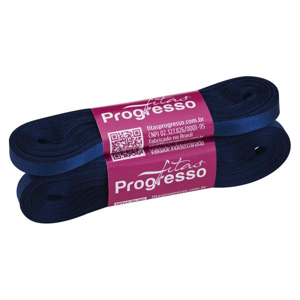 FITA CETIM SIMPLES 7MMX10MT COR 215 AZUL MARINHO UN PROGRESSO