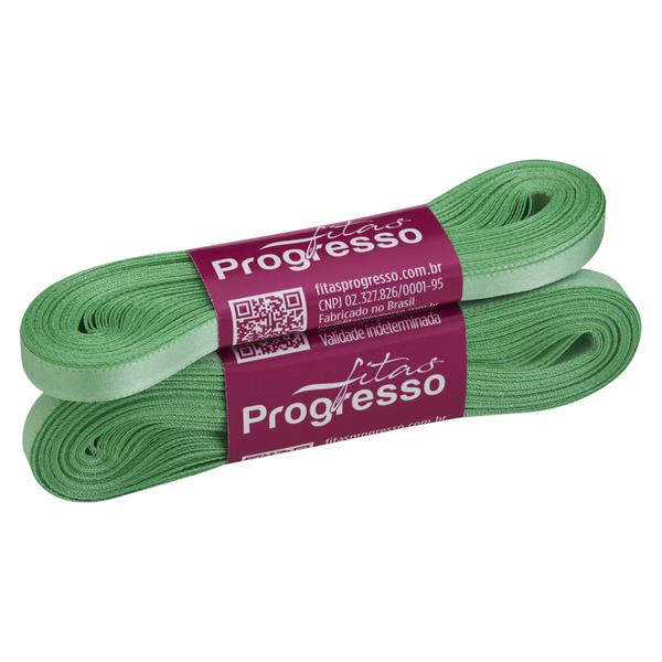 FITA CETIM SIMPLES 7MMX10MT COR 232 VERDE MENTA UN PROGRESSO