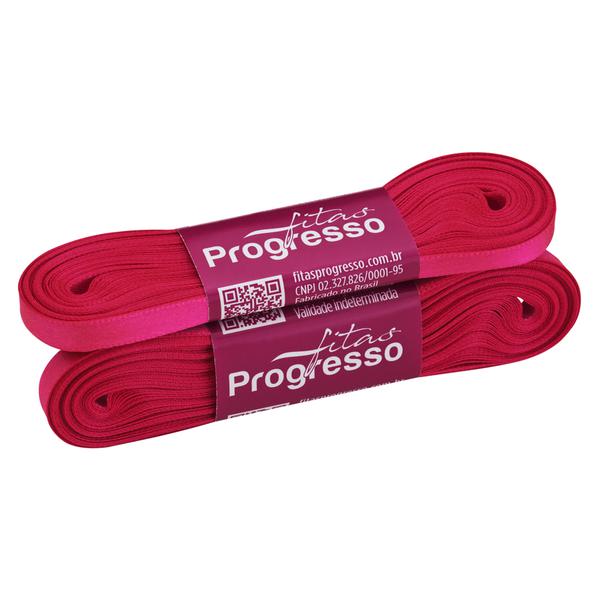 FITA CETIM SIMPLES 7MMX10MT COR 279 ROSA CITRICO UN PROGRESSO