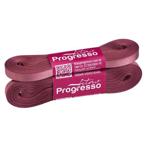 FITA CETIM SIMPLES 7MMX10MT COR 344 ROSE UN PROGRESSO