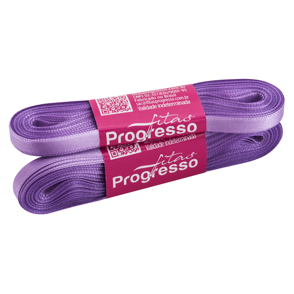 FITA CETIM SIMPLES 7MMX10MT COR 356 LILAS LAVANDA UN PROGRESSO