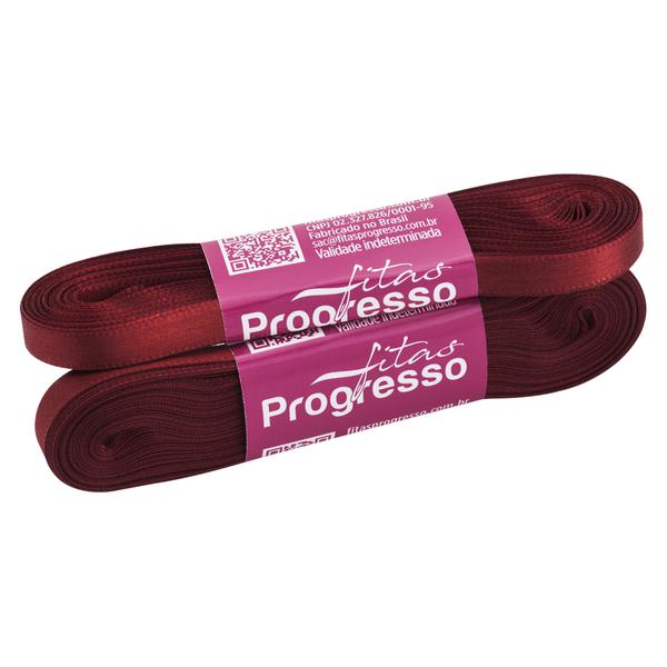 FITA CETIM SIMPLES 7MMX10MT COR 389 VINHO UN PROGRESSO