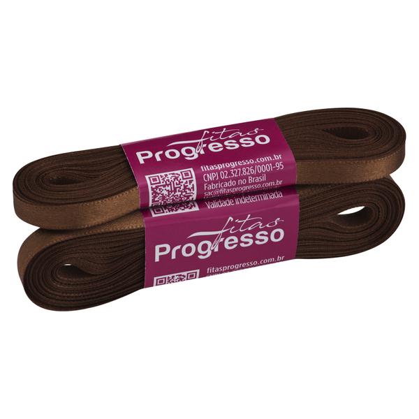 FITA CETIM SIMPLES 7MMX10MT COR 391 MARROM UN PROGRESSO