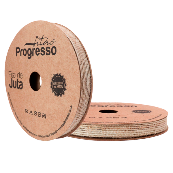 FITA DE JUTA 10MMX10MTS COR 001 NATURAL UN PROGRESSO