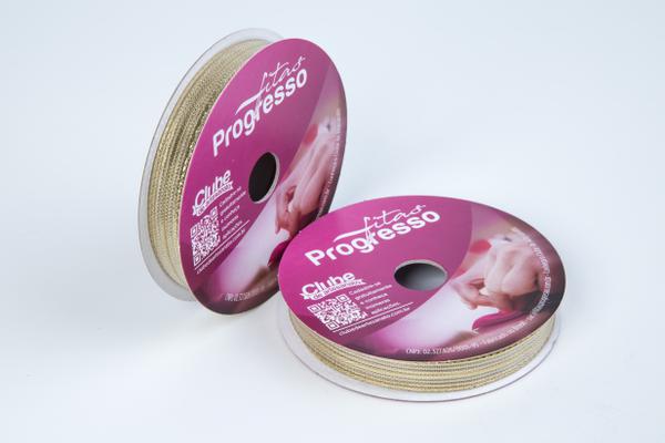 FITA METALIZADA M007-011 11MMX10MT COR 203 OURO UN PROGRESSO