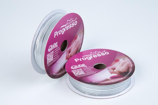 FITA METALIZADA M007-015 15MMX10MT COR 218 PRATA UN PROGRESSO