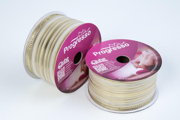FITA METALIZADA M007-038 38MMX10MT COR 203 OURO UN PROGRESSO