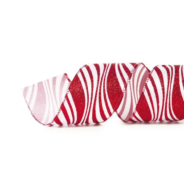 FITA ONDAS VERMELHO 6,3CM CROMUS