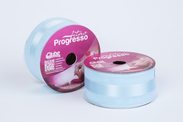 FITA VOAL COM CETIM CENTRAL 38MMX10MTS COR 212 AZUL BEBE UN PROGRESSO