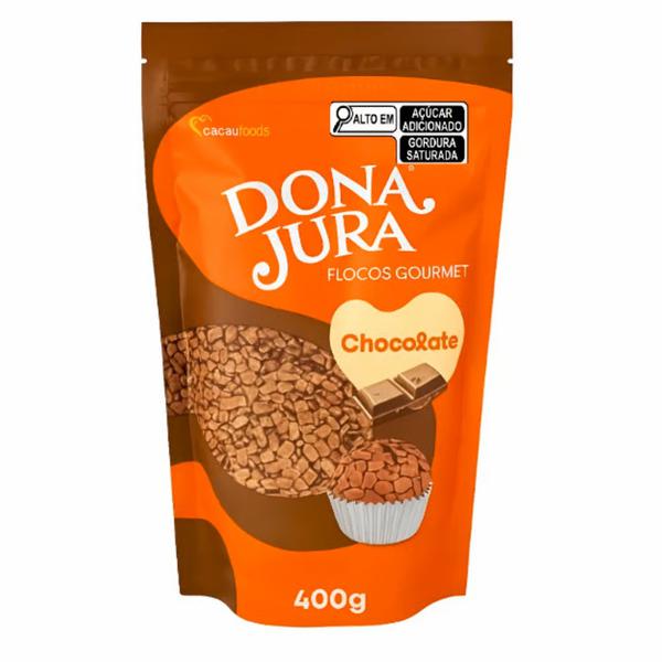 FLOCOS MACIO GOURMET CHOCOLATE 400G DONA JURA