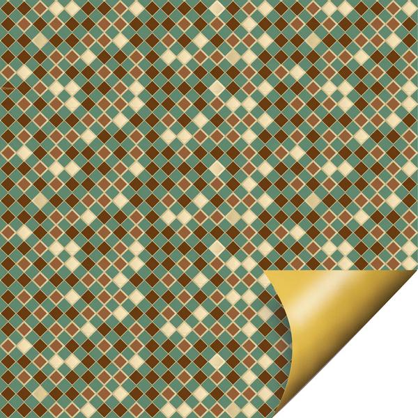 FOLHA PASCOA DOUBLE FACE CRYSTAL VERDE 69X89 25UN CROMUS
