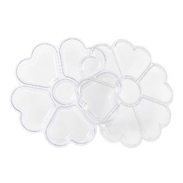 FONDUE BOX FLOR DE CORACOES PETISQUEIRA TRANSPARENTE UN BLUESTAR