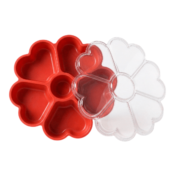 FONDUE BOX FLOR DE CORACOES PETISQUEIRA VERMELHO SOLIDO UN BLUESTAR