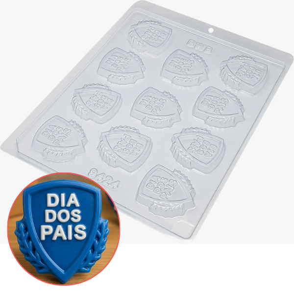 FORMA ACETATO SIMPLES ESCUDO PAI UN BWB